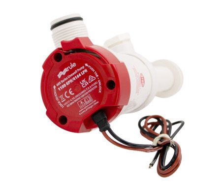 Rule - Livewell Pump Straight Thru-Hull Inlet